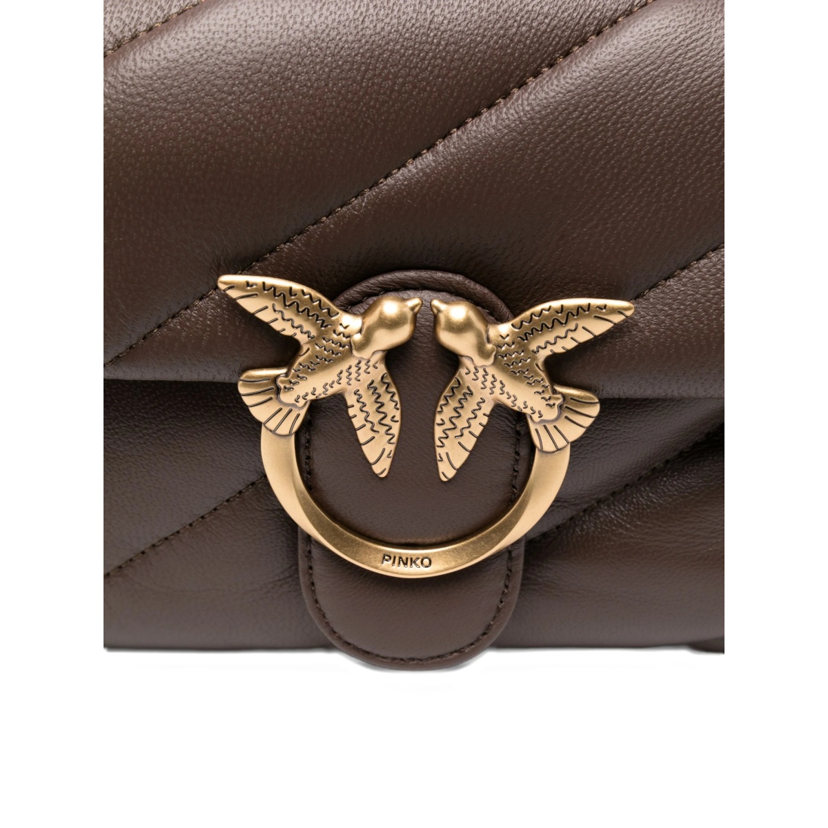 Love quilted logo-plaque shoulder bag - Img 4