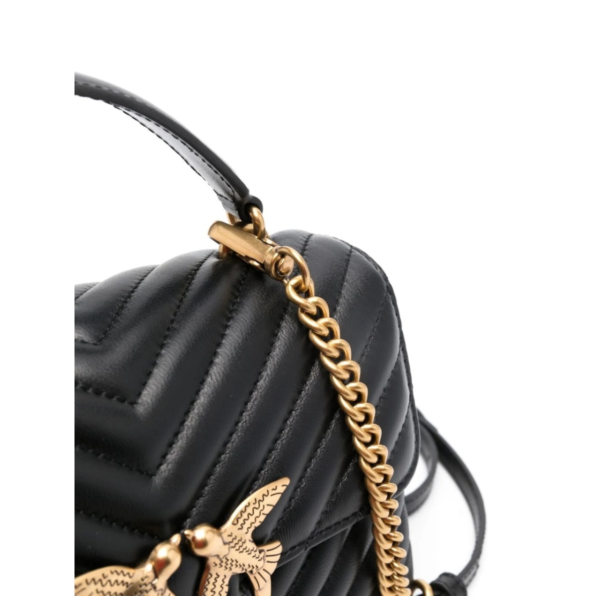 Love quilted top-handle bag - Img 4