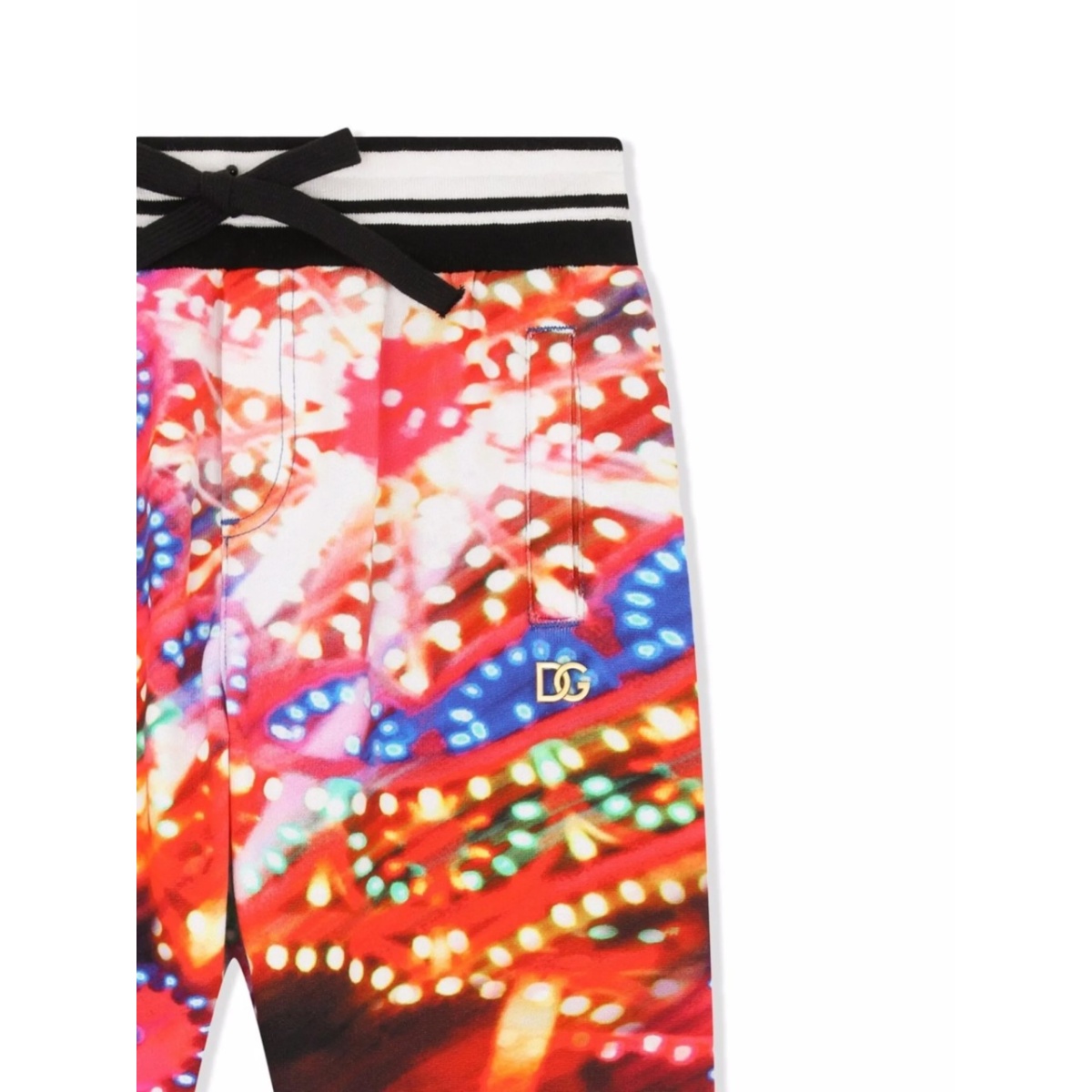 Luminarie graphic-print tapered trousers - Img 3