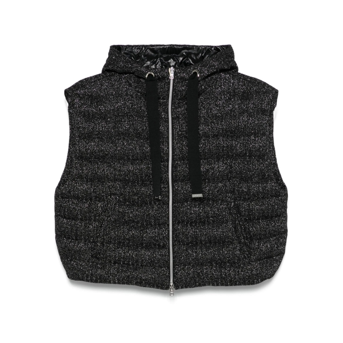 lurex-detailed gilet