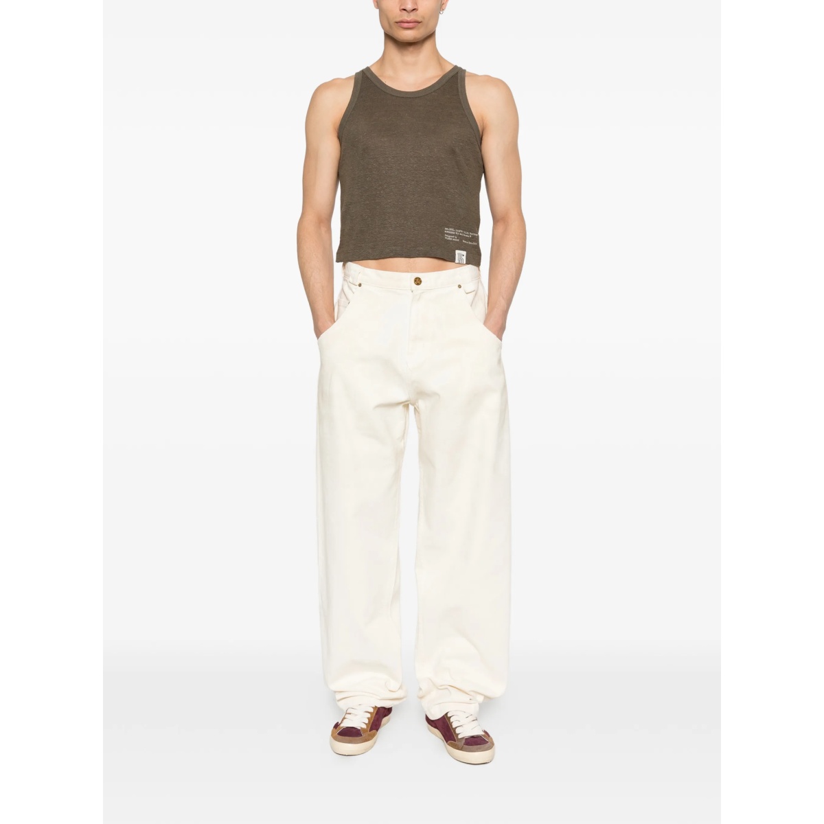Mara text-print tank top - Img 2