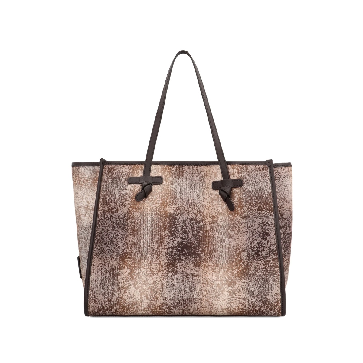 Marcella leather-trimmed tote bag