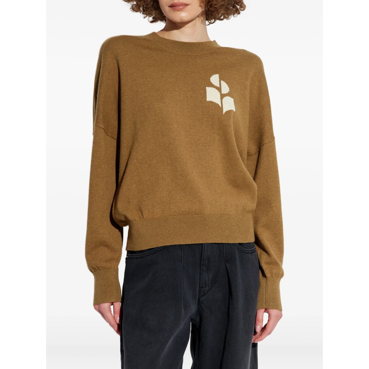 Marisans logo-detail round-neck sweater - Img 3