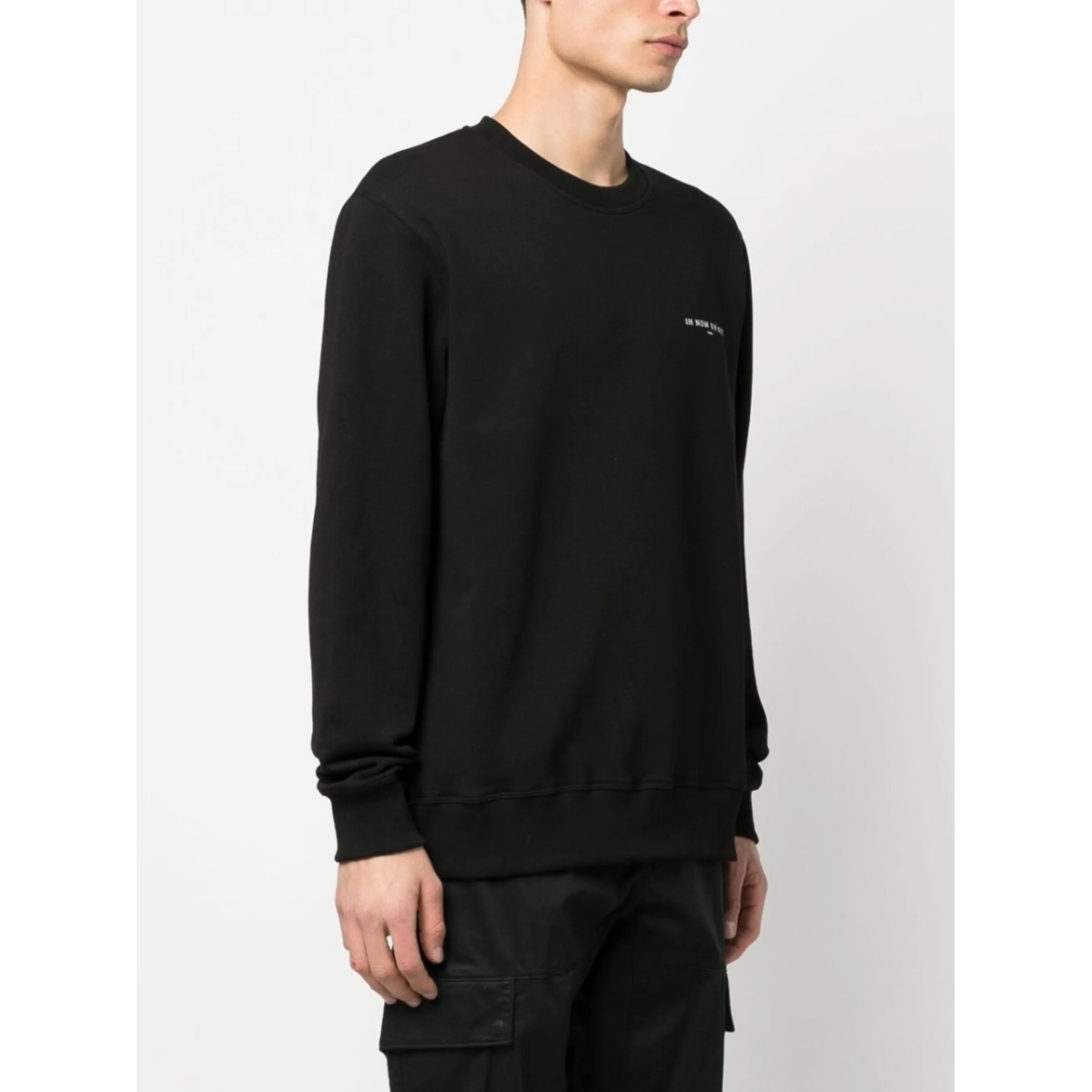 Mask-print crewneck sweatshirt - Img 3