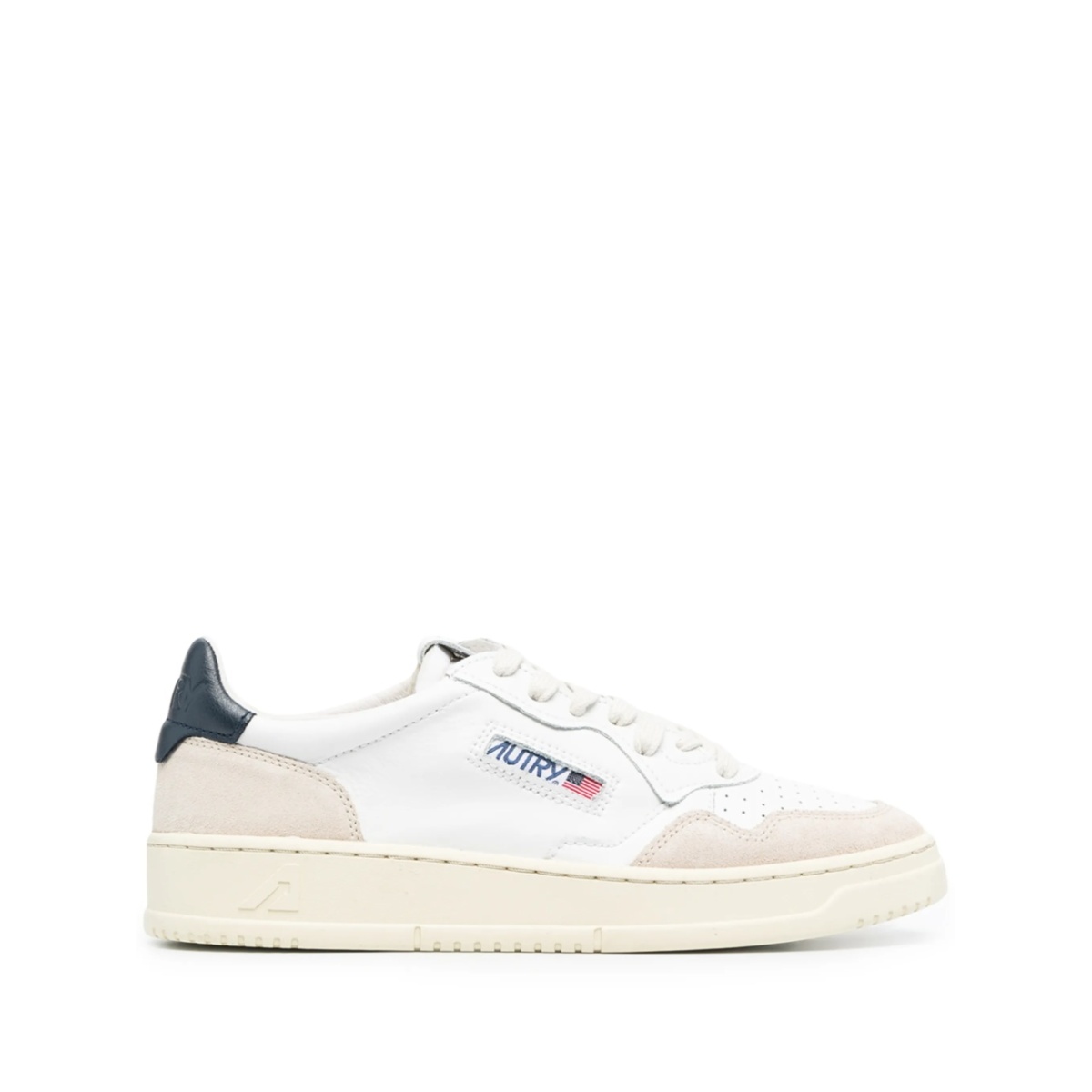 Medalist suede-panel sneakers