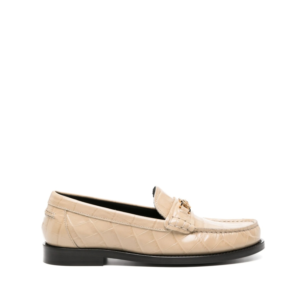 Medusa '95 crocodile-embossed loafers