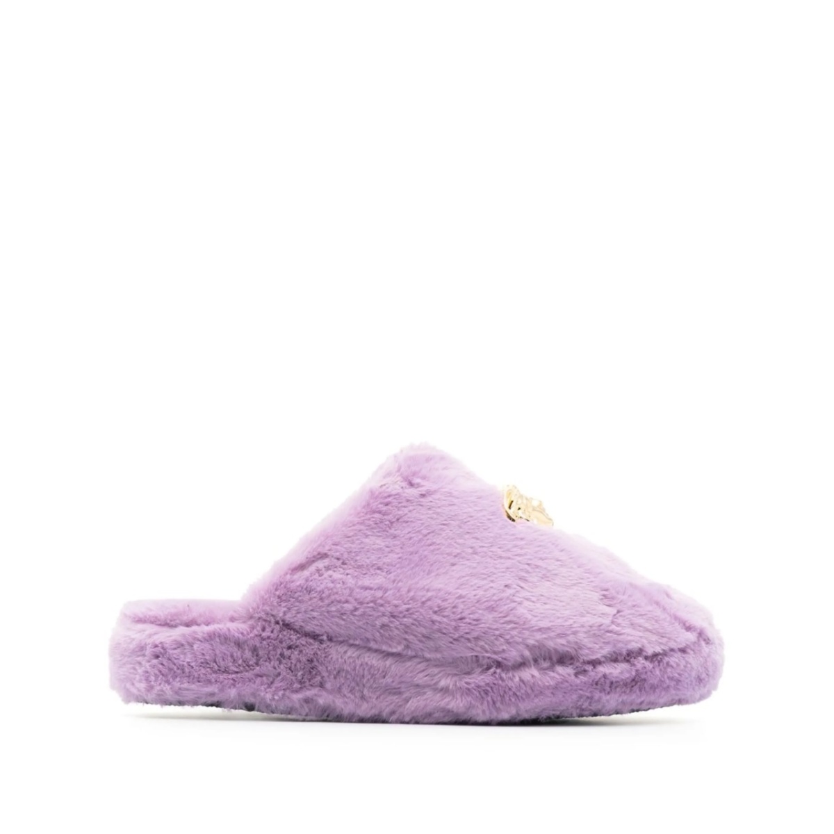 Medusa faux-fur slippers