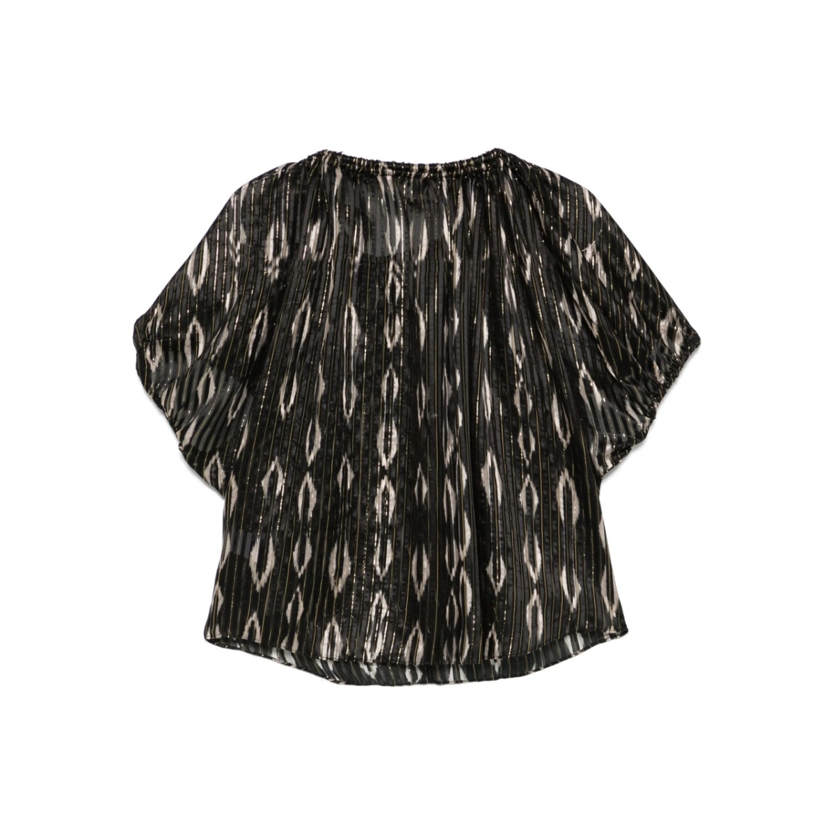 metallic-threading blouse - Img 2