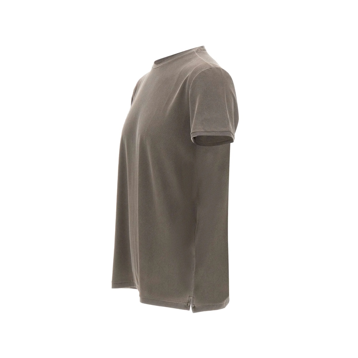 micro-piqué crew-neck T-shirt - Img 3