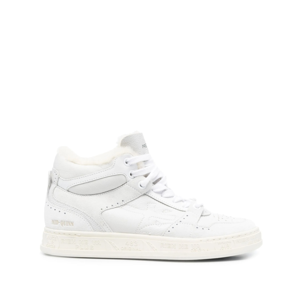 Mid-Quinn leather sneakers