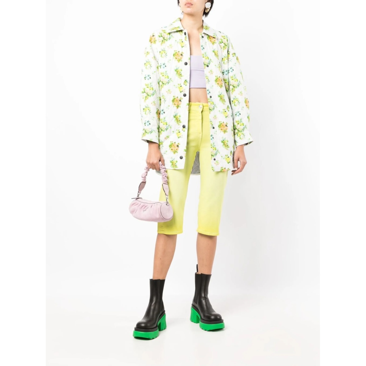mid-rise cropped trousers - Img 2