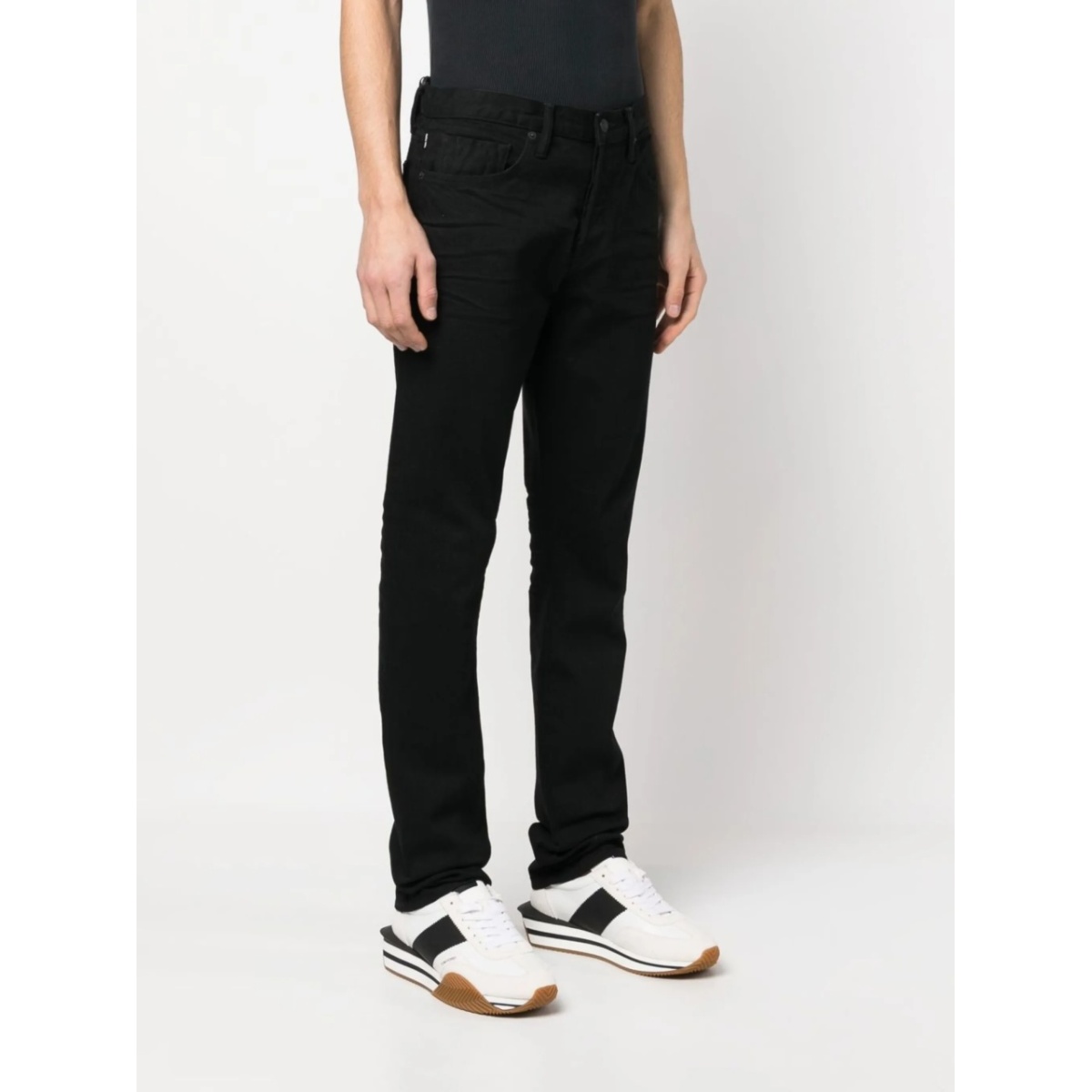 mid -rise slim-fit jeans - Img 3