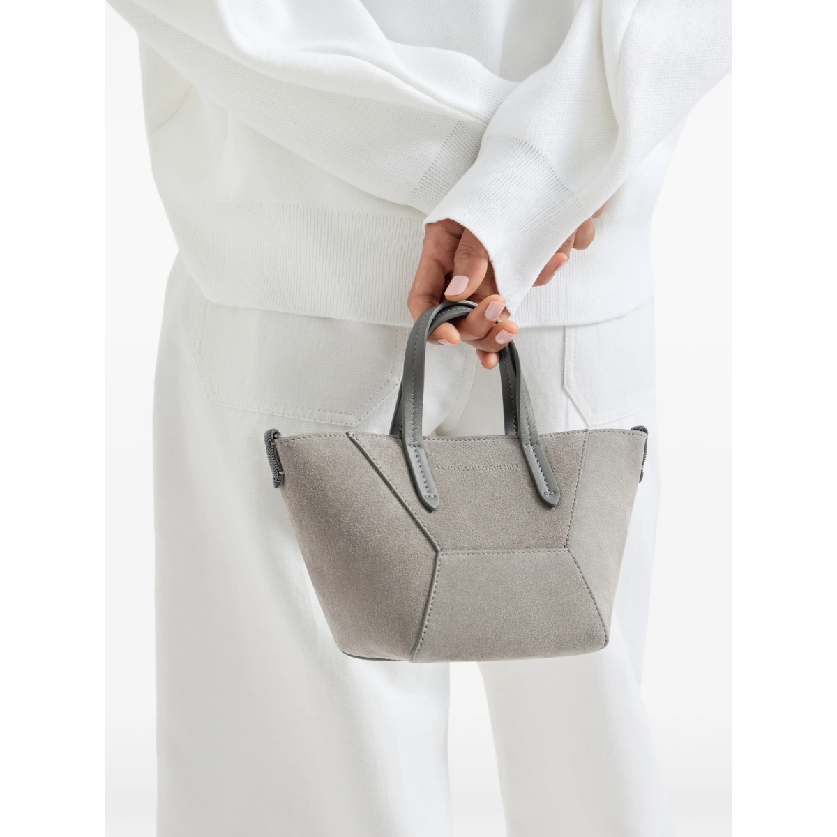 mini BC Duo suede tote bag - Img 2