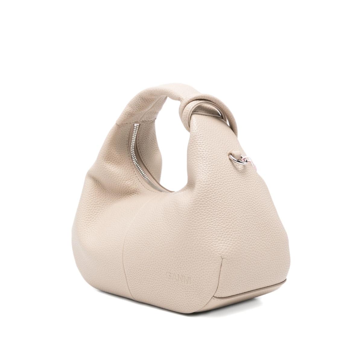 mini Hobo light grey tote bag - Img 3