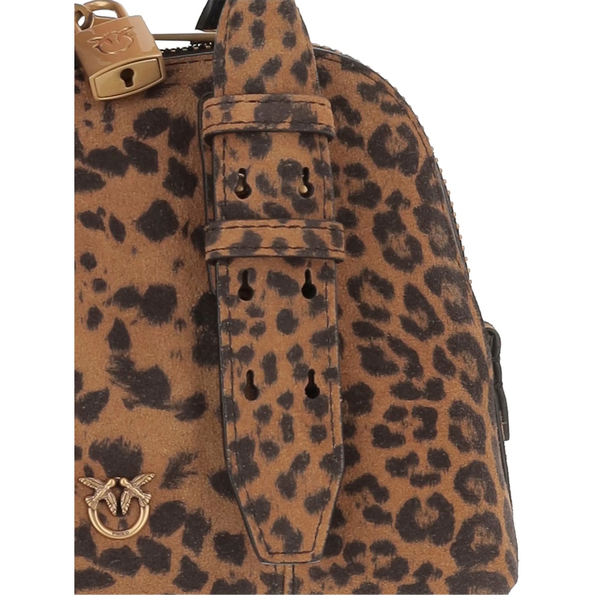 Mini leopard-print padlock bag - Img 4