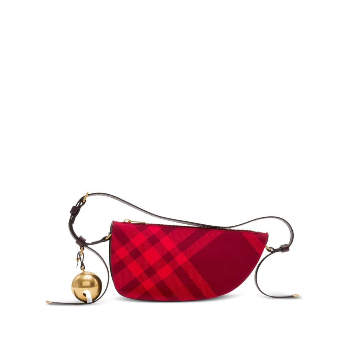 mini Shield check-pattern shoulder bag