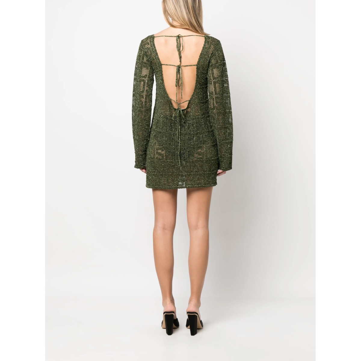 monogram-knit minidress - Img 4