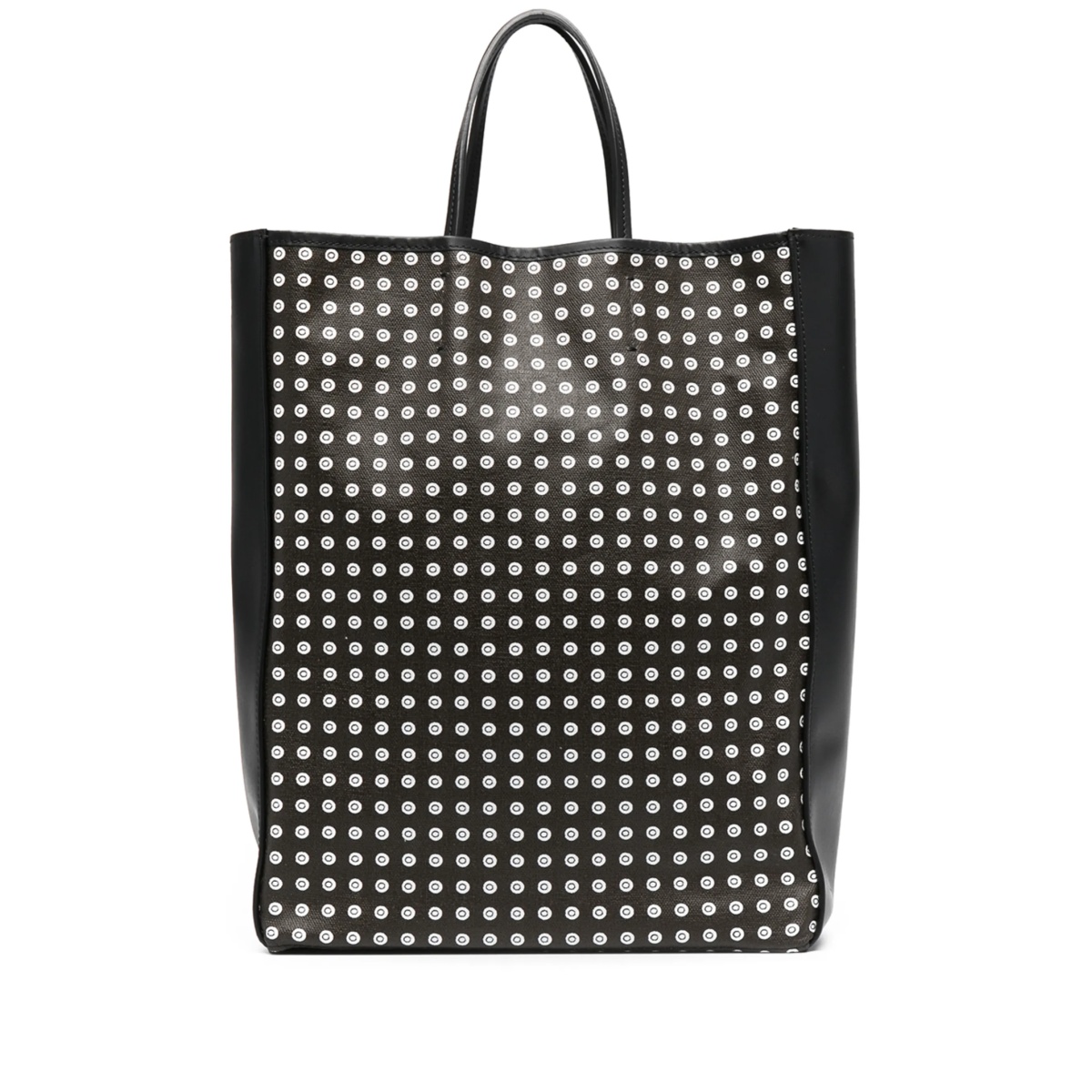 monogram pattern tote