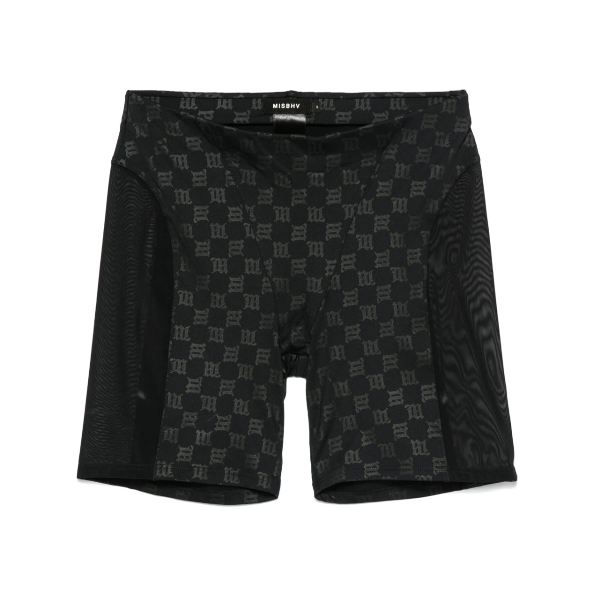 monogram-print biker shorts