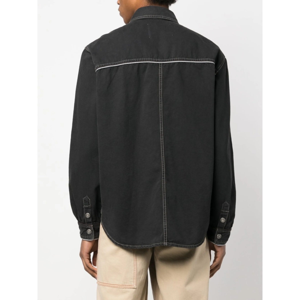 multiple-pockets shirt jacket - Img 4