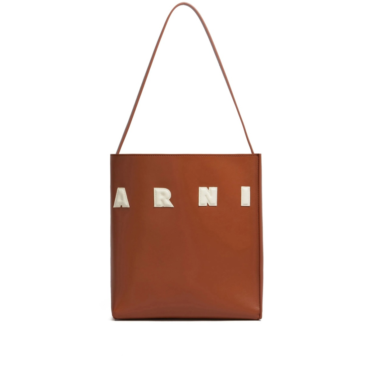 Museo logo-patch leather bag