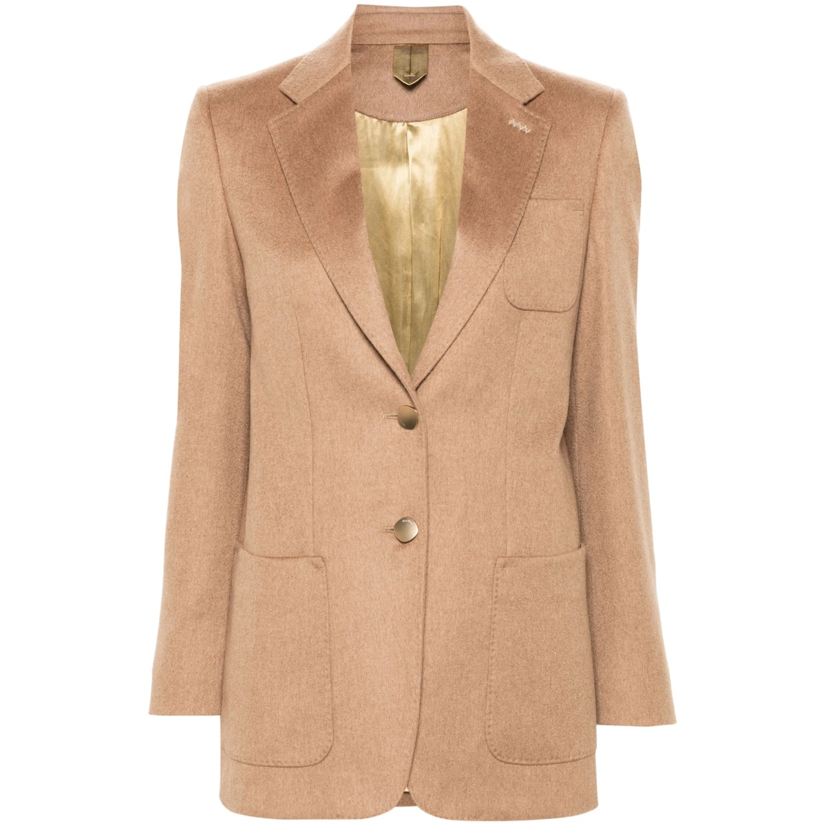 notched-lapels single-breasted blazer