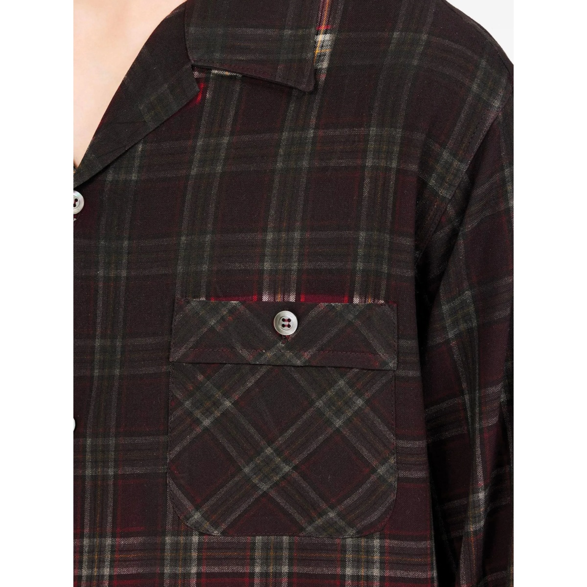 ombre plaid shirt - Img 4