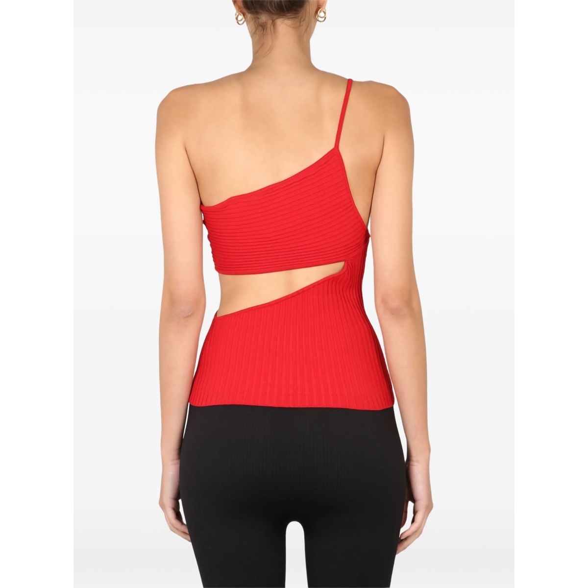 one-shoulder cut-out top - Img 3