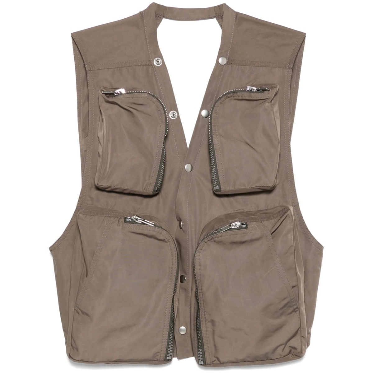 open-back cargo gilet