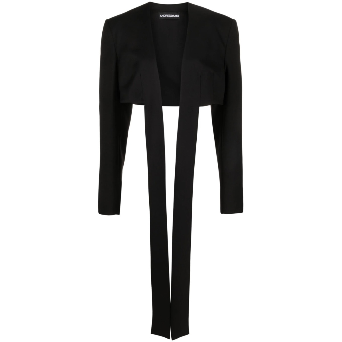 open-front cropped jacket