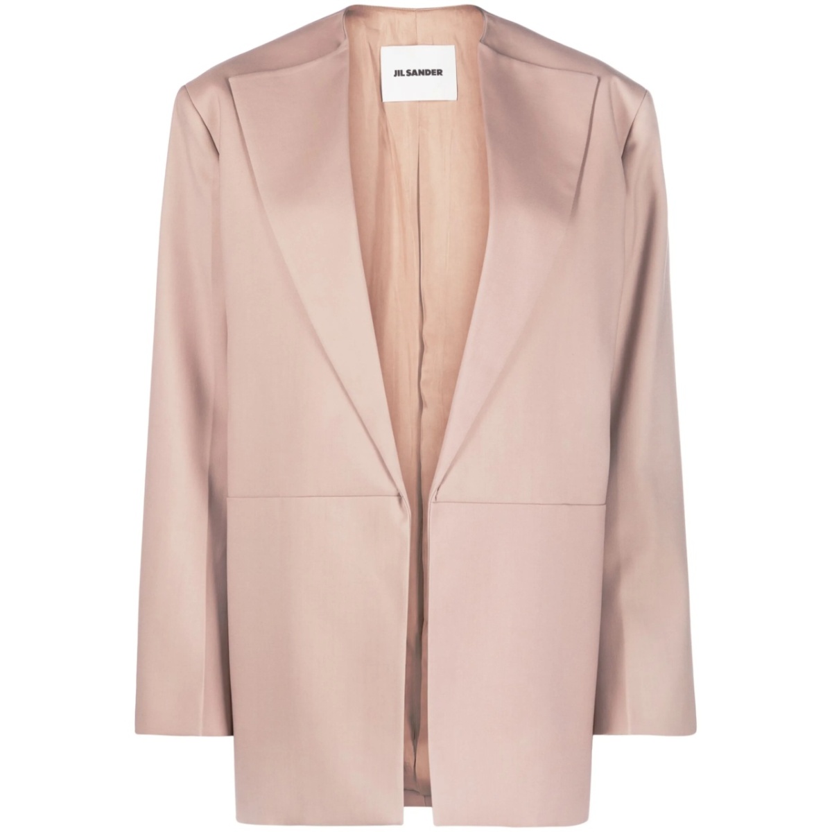 open-front tailored jacket
