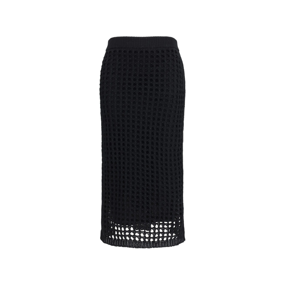 open-knit cotton skirt - Img 2