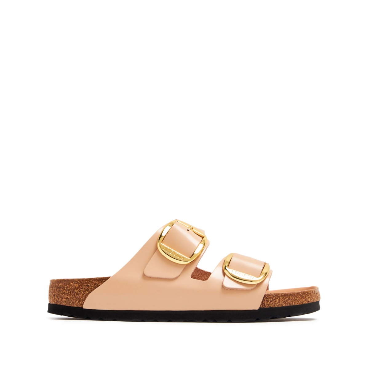 open-toe slip-on buckled leather sandals