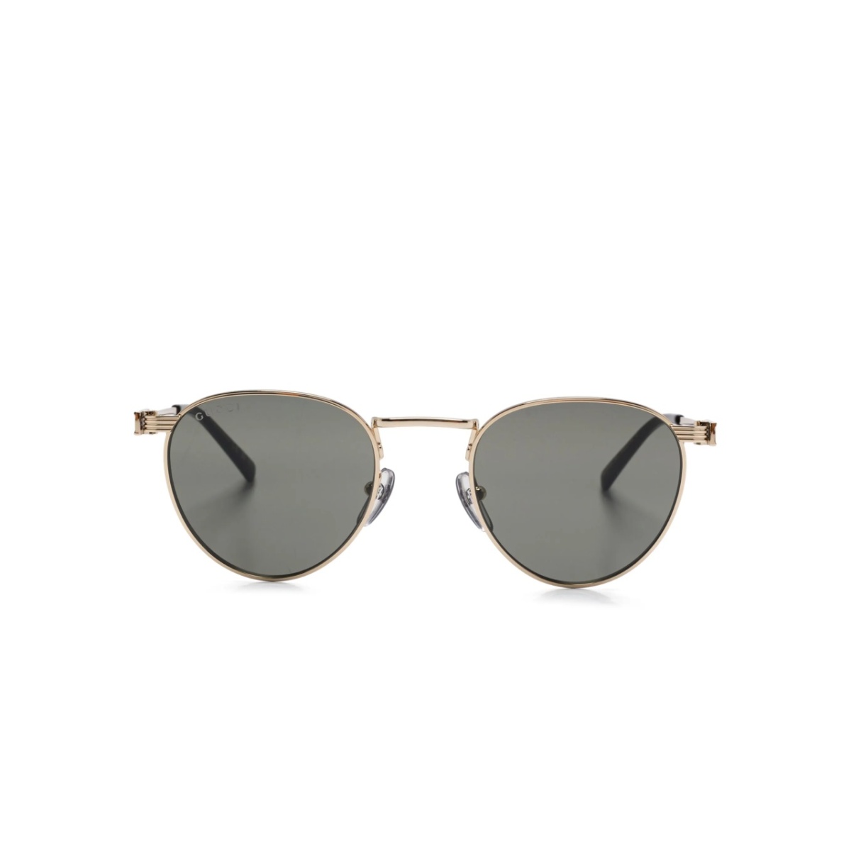 oval-frame sunglasses