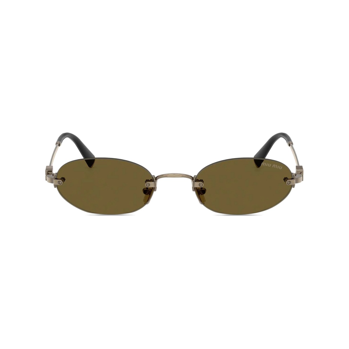oval-frame sunglasses