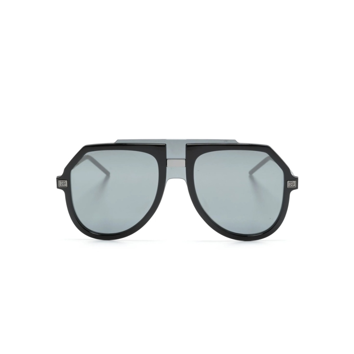 oversized-frame tinted sunglasses