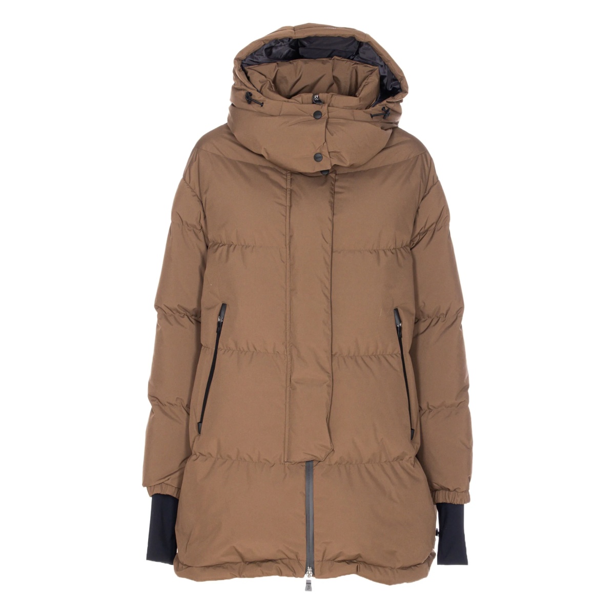 padded removable-hood jacket