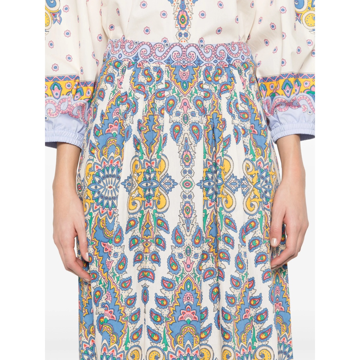 paisley midi skirt - Img 5