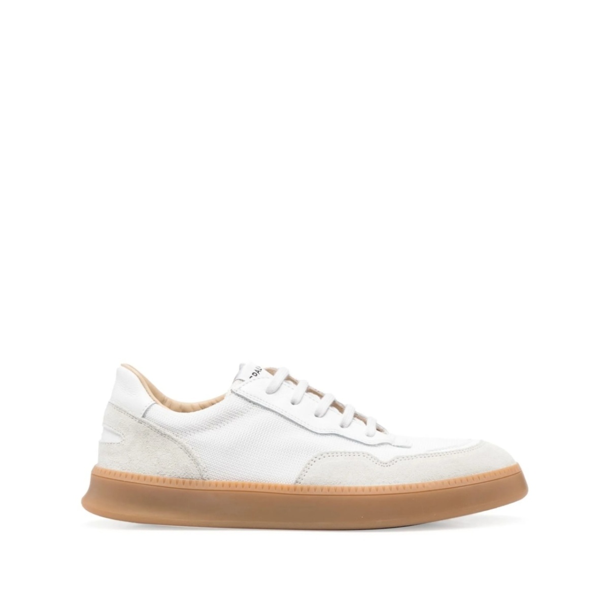 panelled low-top sneakers