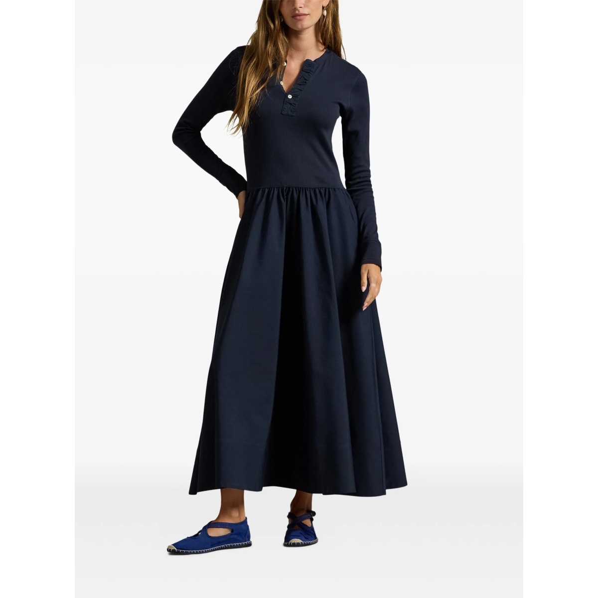panelled midi dress - Img 2