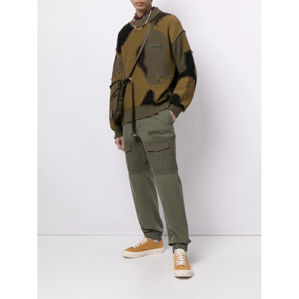 panelled multi-pocket cargo trousers - Img 2