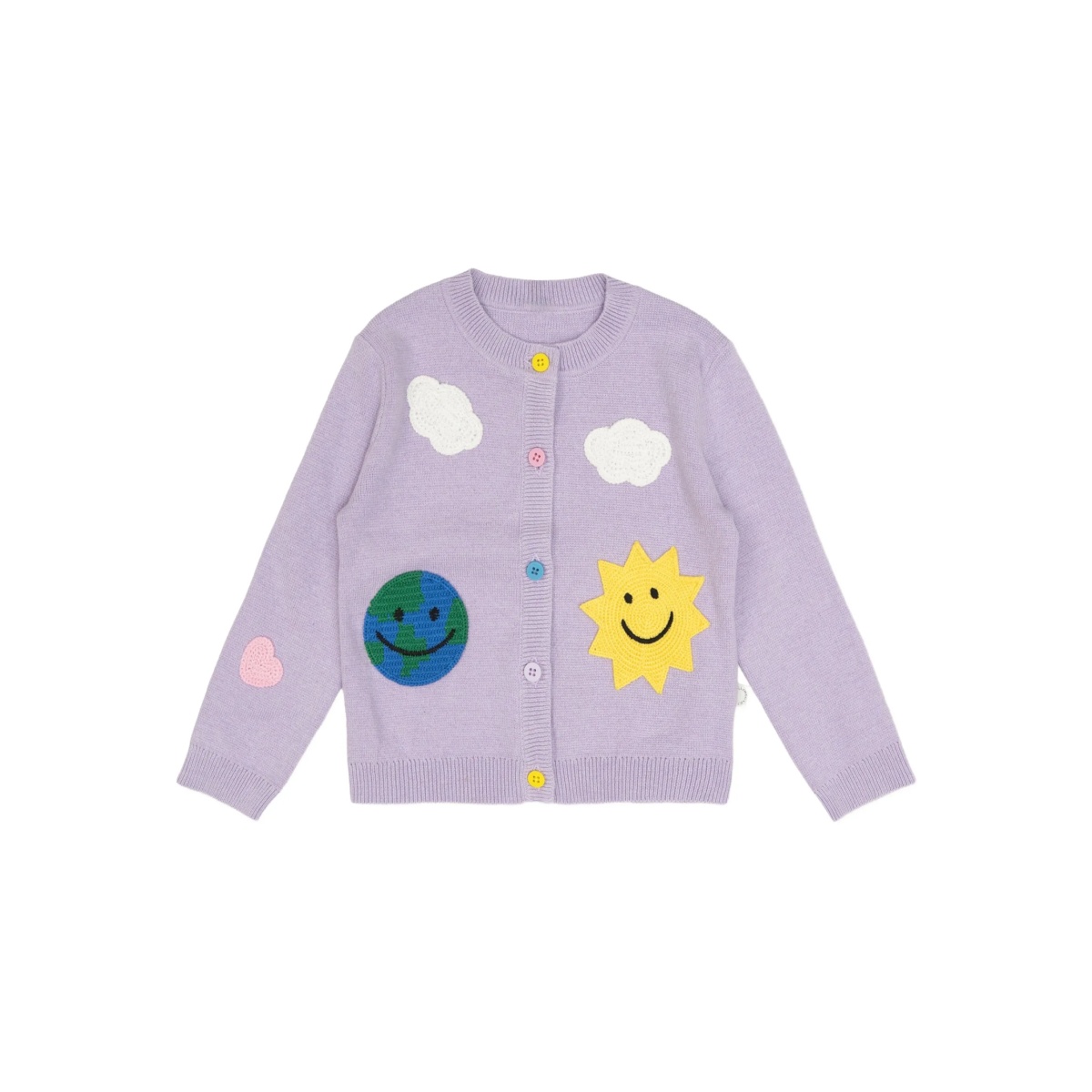 patch-embellished cardigan