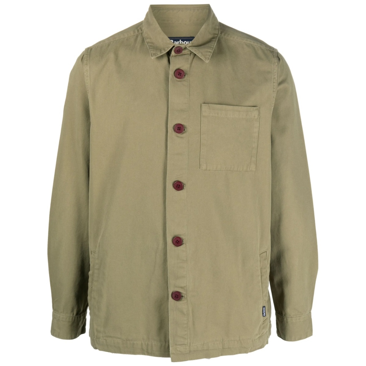 patch-pocket cotton shirt
