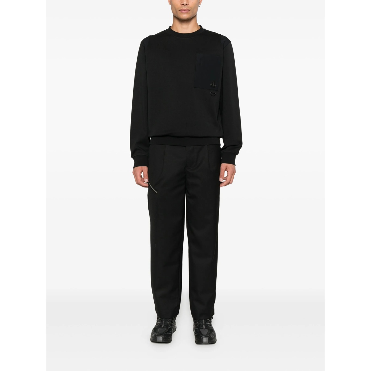 patch-pocket sweatshirt - Img 2