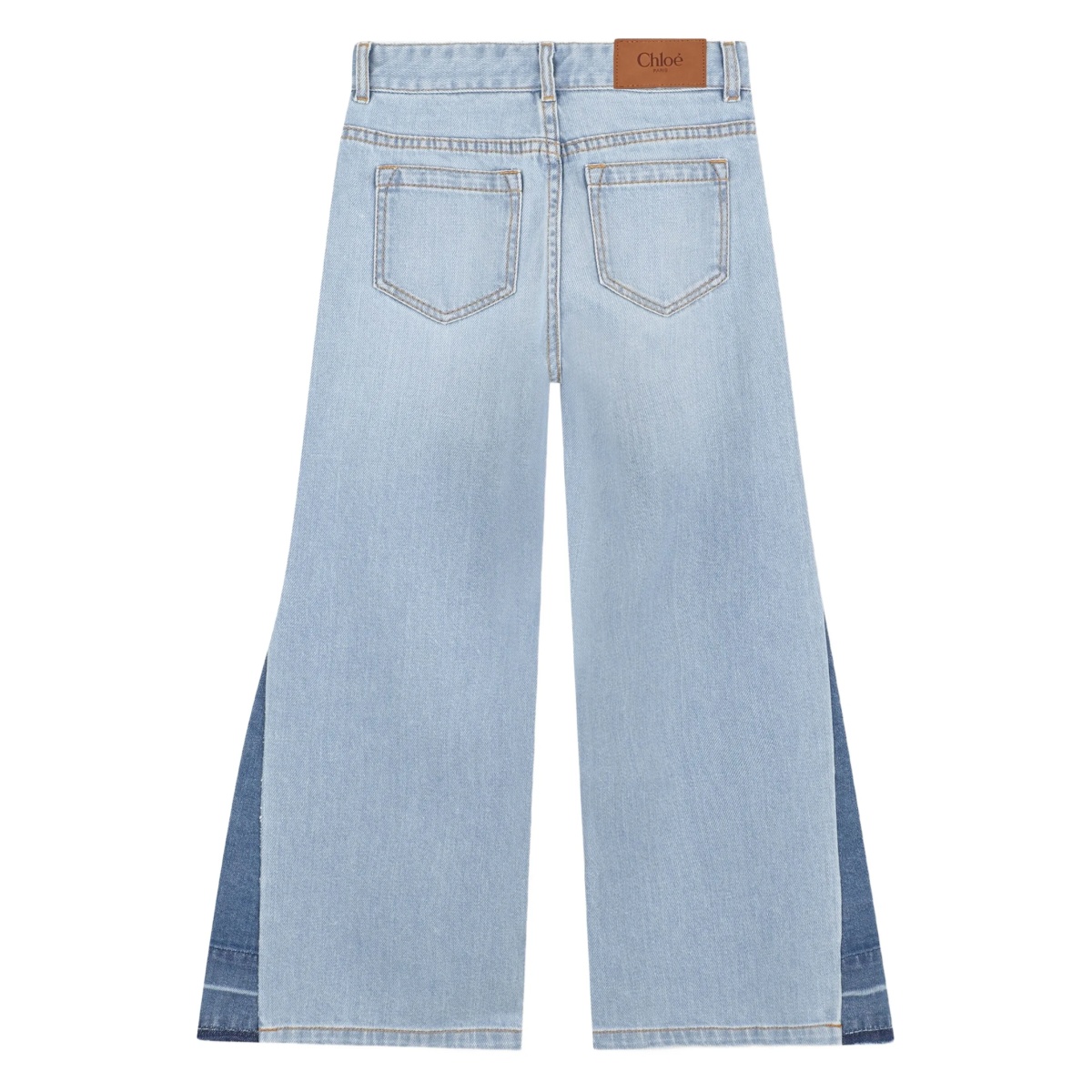 patchwork wide-leg jeans - Img 2