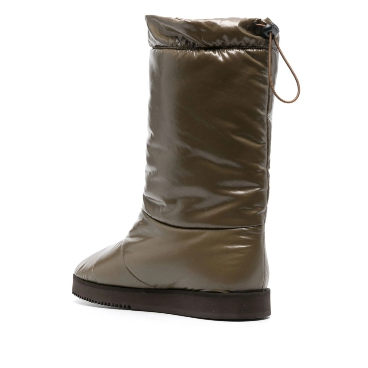 patent padded knee-high boots - Img 3