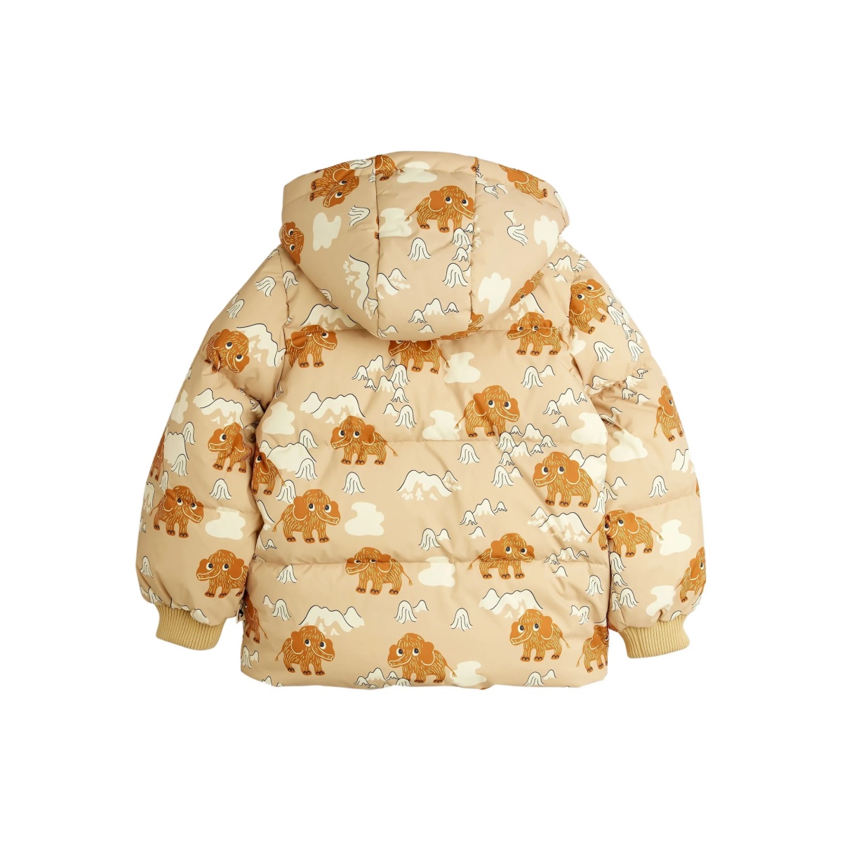 patterned hooded coat - Img 2