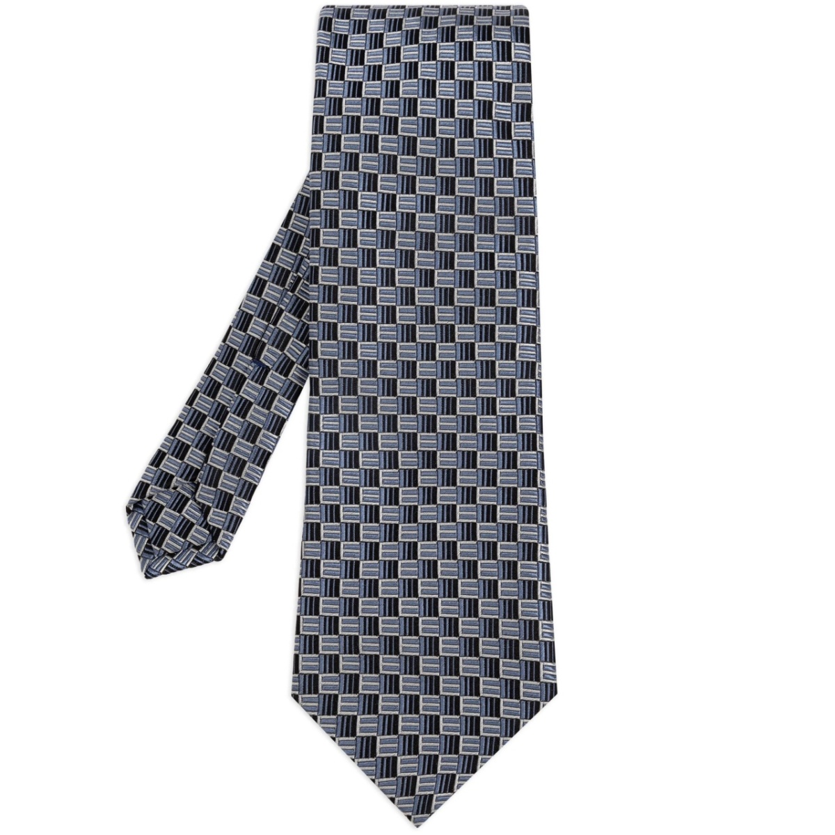 patterned-jacquard tie