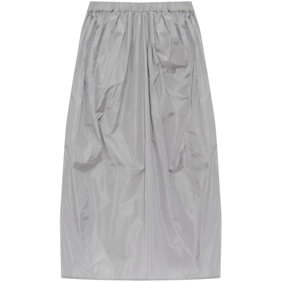 pleat-detailing midi skirt