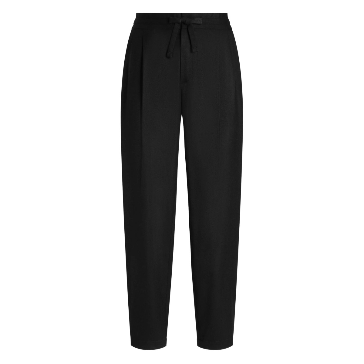 pleated drawstring trousers